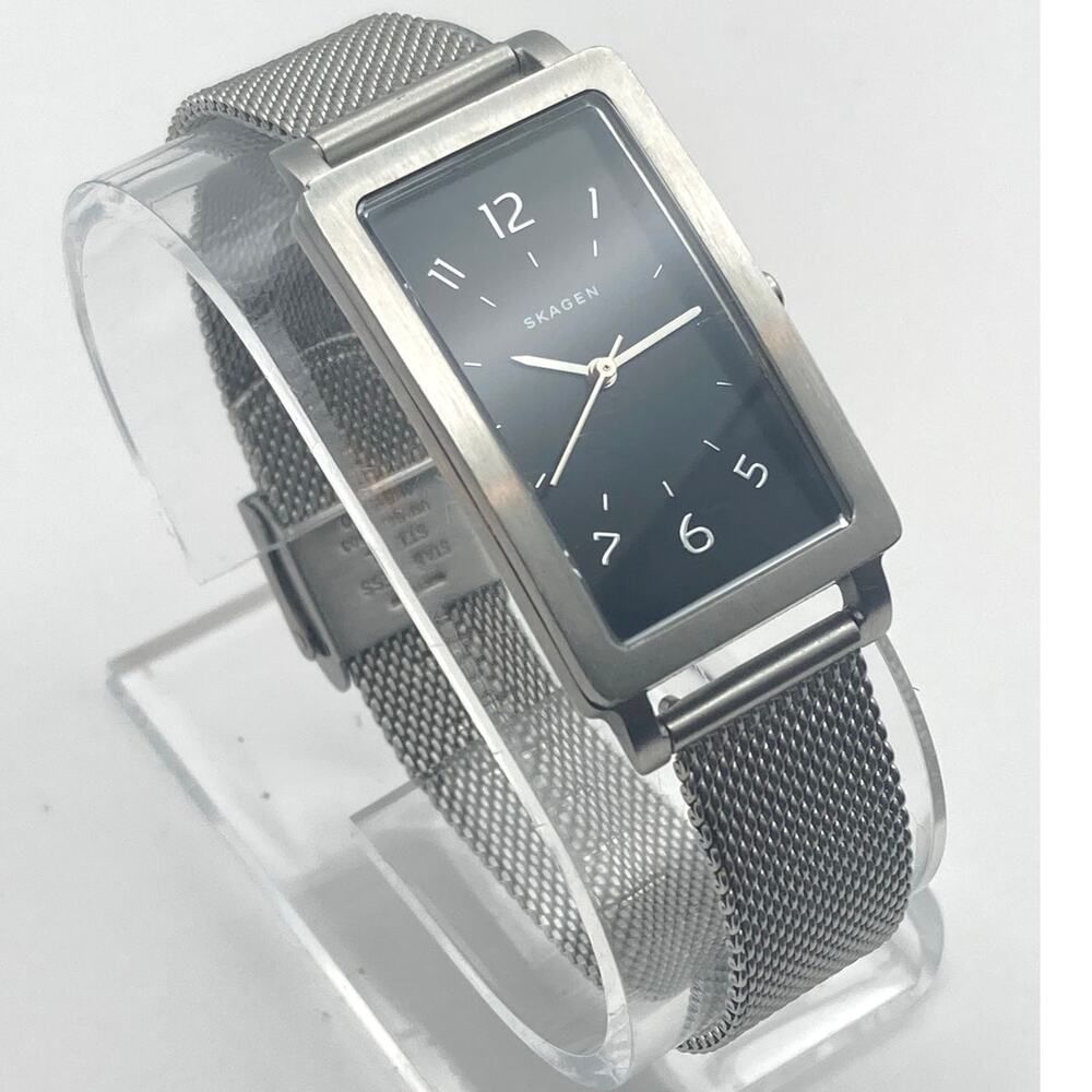 Skagen Hagen Women's All Stainless Steel Watch 22mm - New Battery WR 5ATM